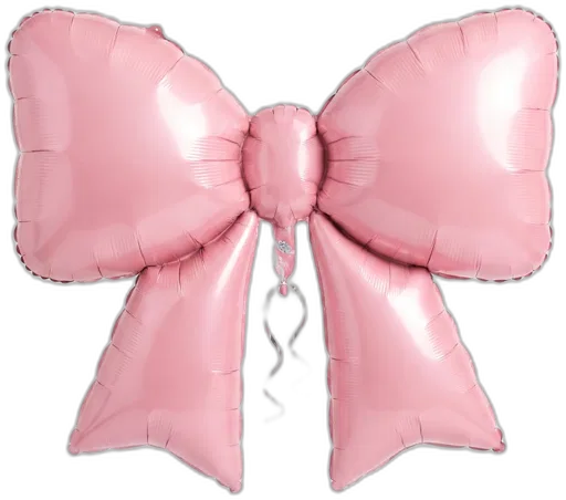 Matte Pink Bow · 38"